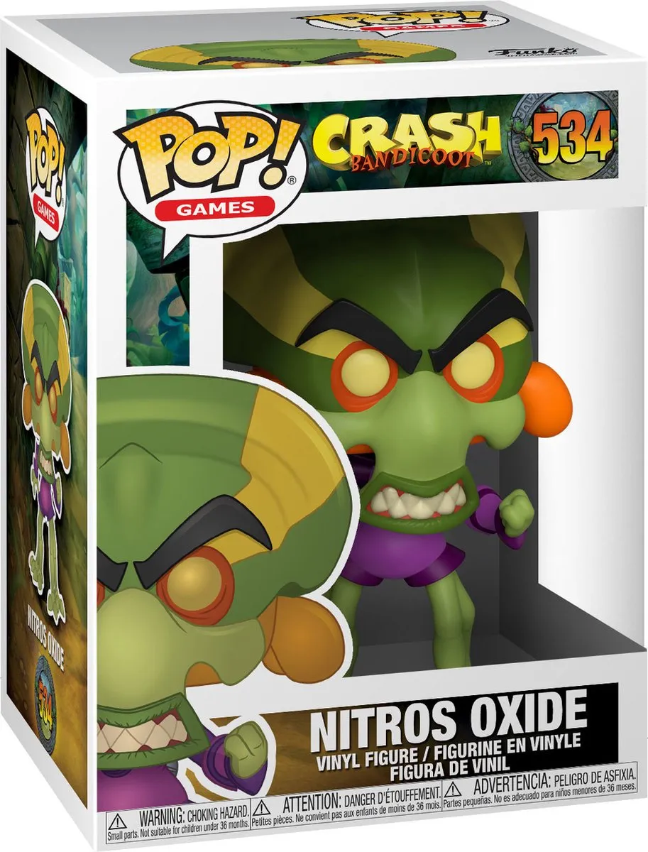 Funko Pop Crash Bandicoot Nitros Oxide - Vinyl Figuur 534