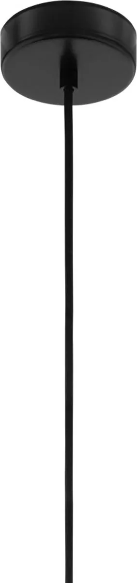 Eglo Carlton 1 Hanglamp E27 - 38,5 cm - Zwart/Zilver