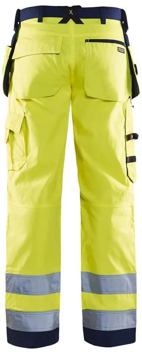 Blåkläder Werkbroek High Vis 1568-1811 - 56 - Geel/Marineblauw - afbeelding 6 van 6