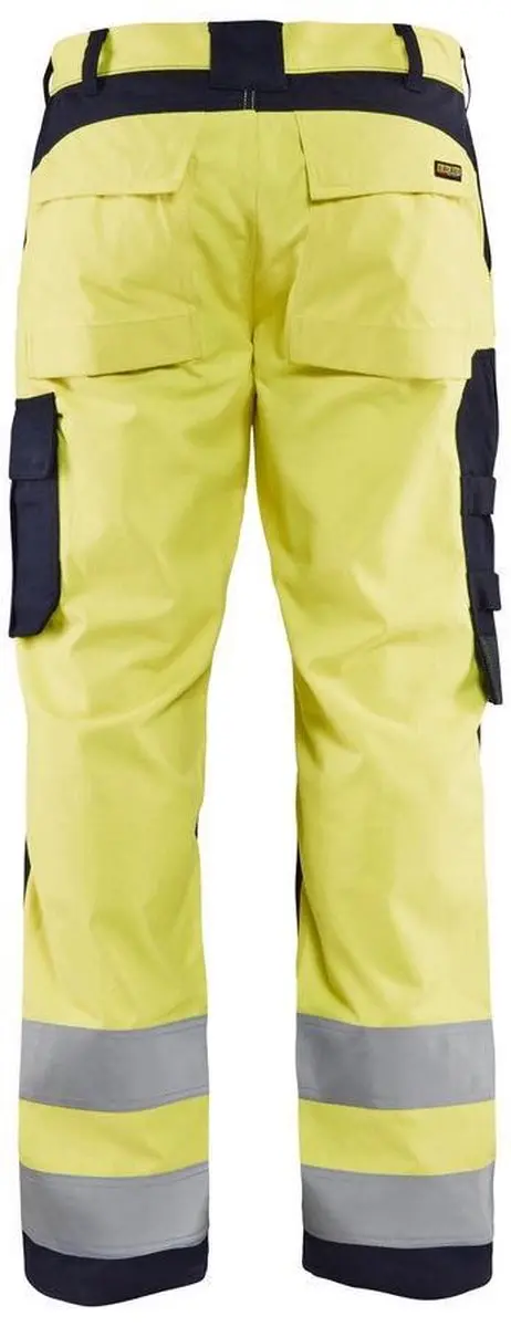 Blåkläder Multinorm Werkbroek Inherent 1588-1512 - 56 - High Vis Geel/Marineblauw