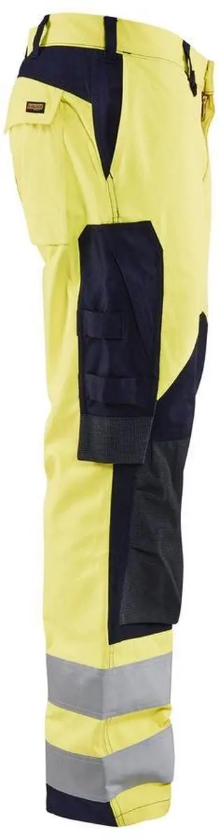 Blåkläder Multinorm Werkbroek Inherent 1588-1512 - 56 - High Vis Geel/Marineblauw