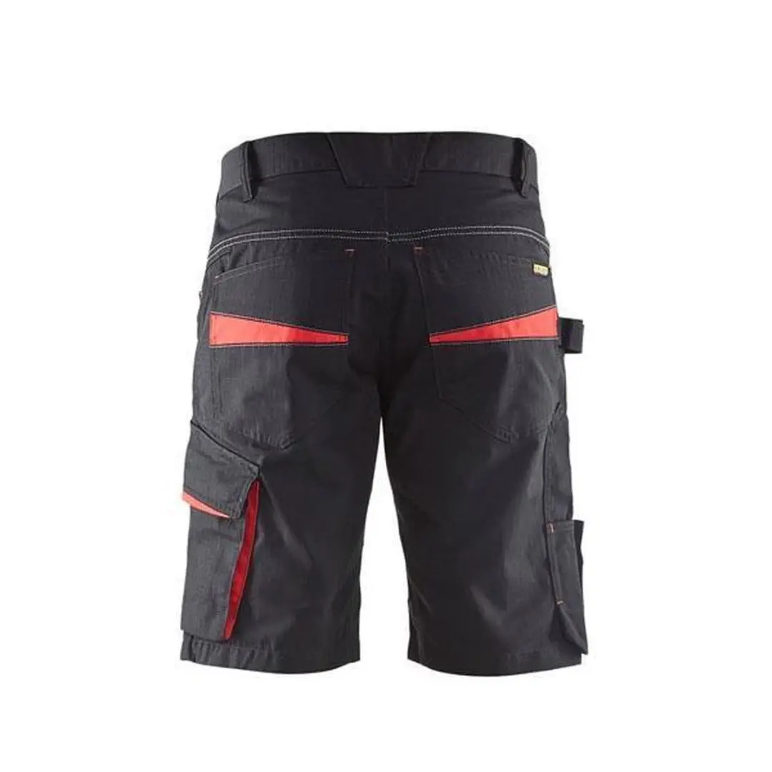Blåkläder Werkshort 1499 - Maat 46 - Zwart/Rood