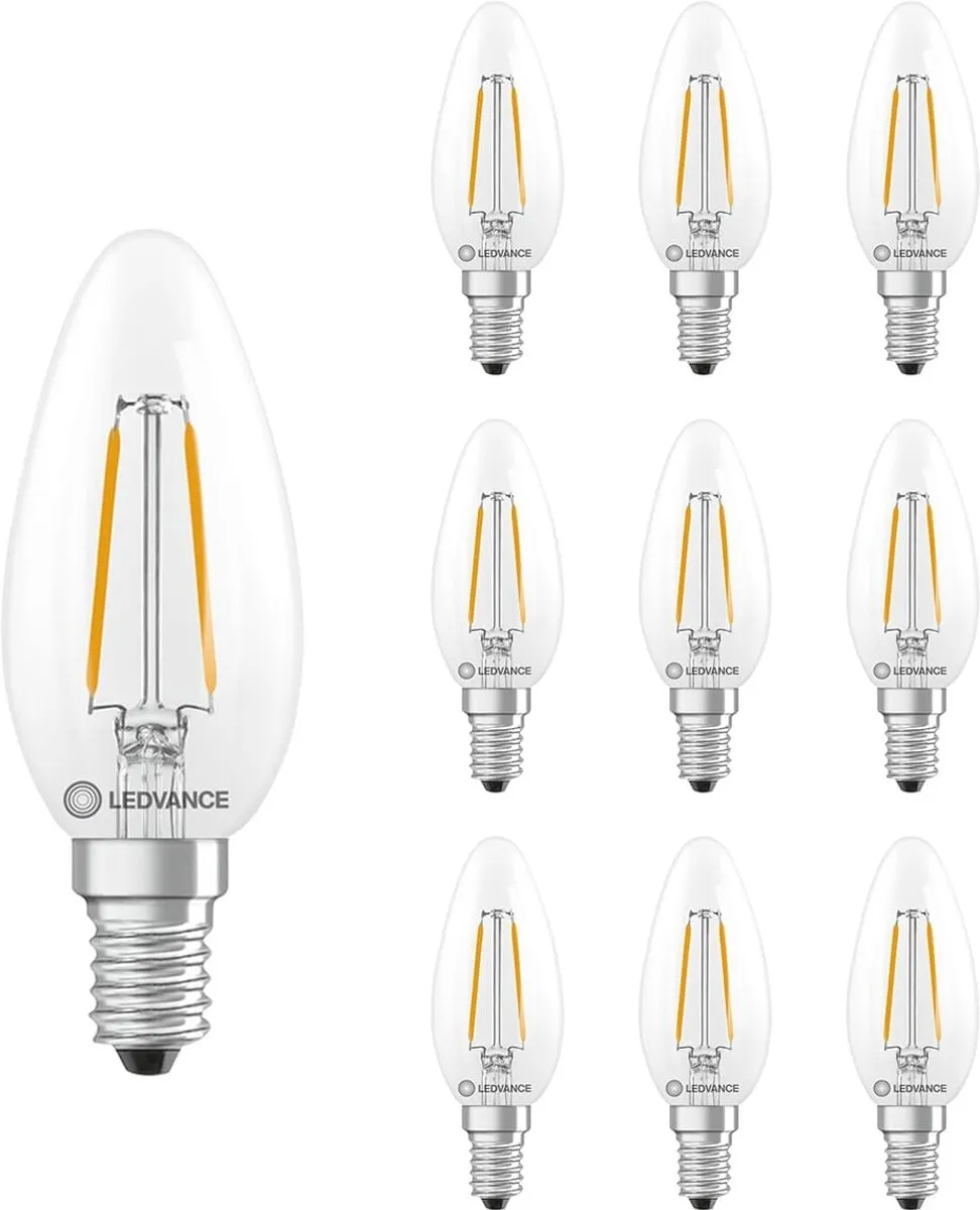 LEDVANCE LED Filament Kaarslamp E14 2700K