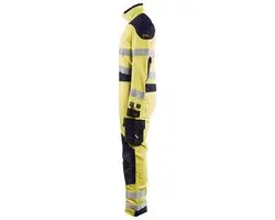 Blåkläder Multinorm Overall 6089-1512 - 116 - High Vis Geel/Marineblauw