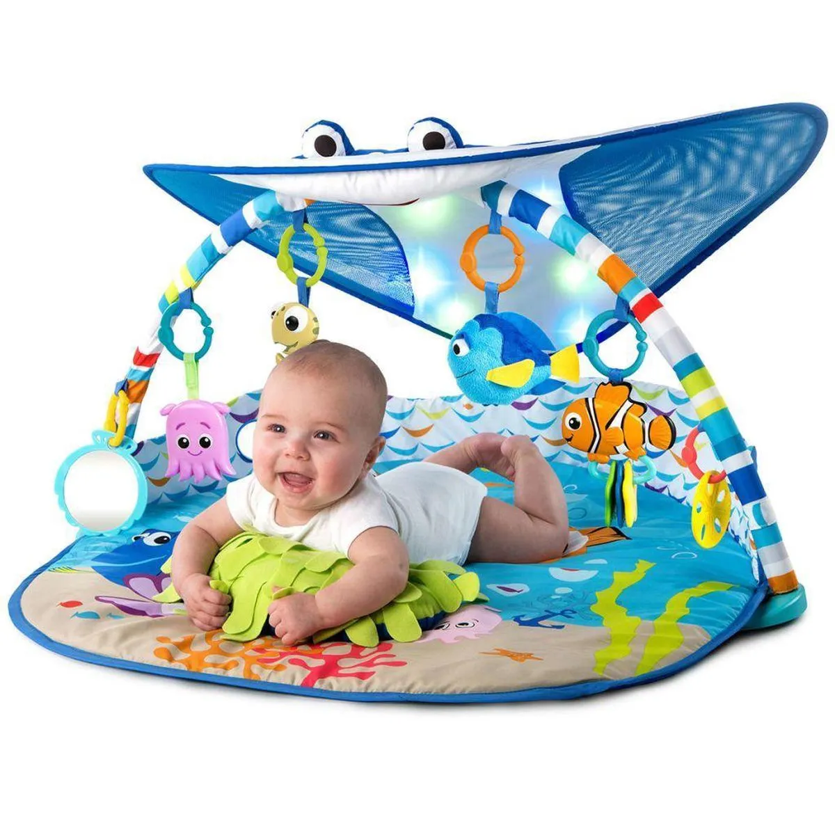 Bright Starts Mr. Ray Ocean Lights Activity Gym - 7 Speelelementen