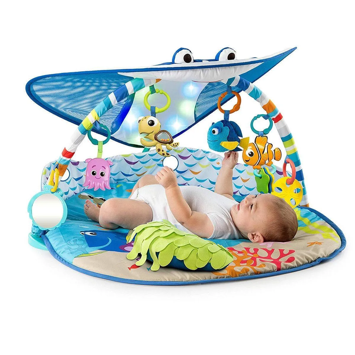 Bright Starts Mr. Ray Ocean Lights Activity Gym - 7 Speelelementen