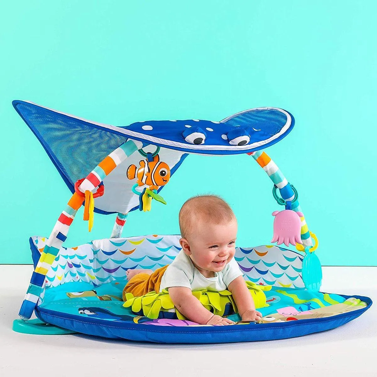 Bright Starts Mr. Ray Ocean Lights Activity Gym - 7 Speelelementen