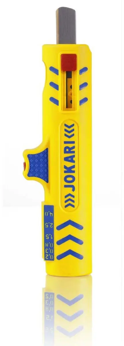 Jokari SECURA 15 Isolatiestriptang - TiN Gecoate Messen