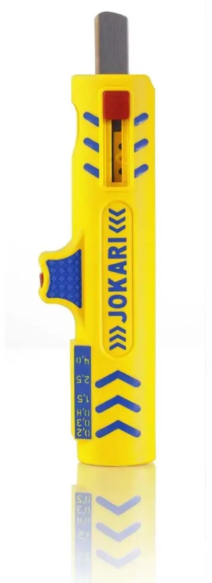 Jokari SECURA 15 Isolatiestriptang - TiN Gecoate Messen