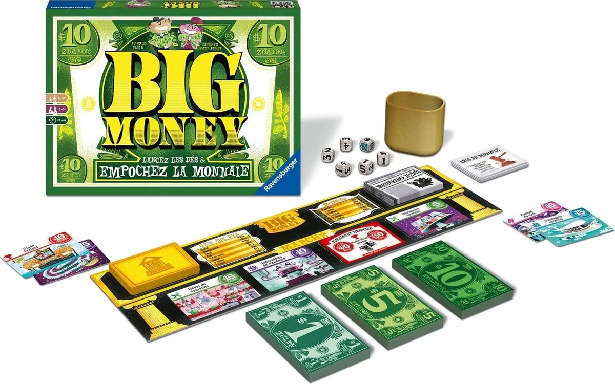 Ravensburger Big Money Bordspel - Franstalig