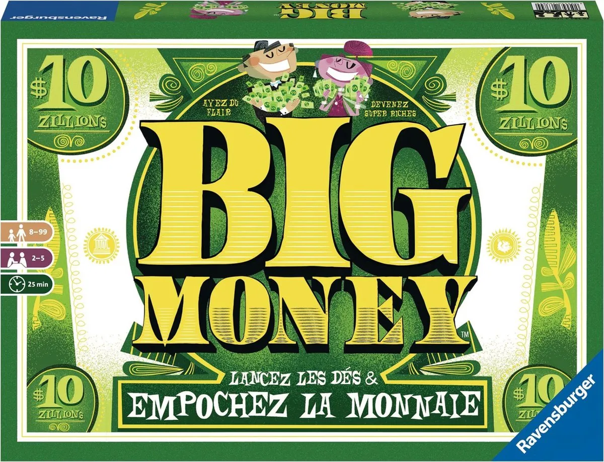 Ravensburger Big Money Bordspel - Franstalig - afbeelding 6 van 6