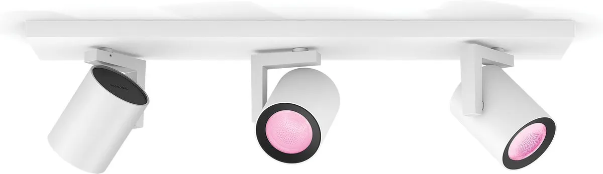 Philips Hue Argenta Opbouwspot 3-spots - RGBW Wit
