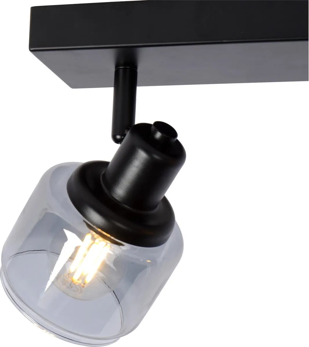 Lucide BJORN Plafondspot 2xE14 - Zwart