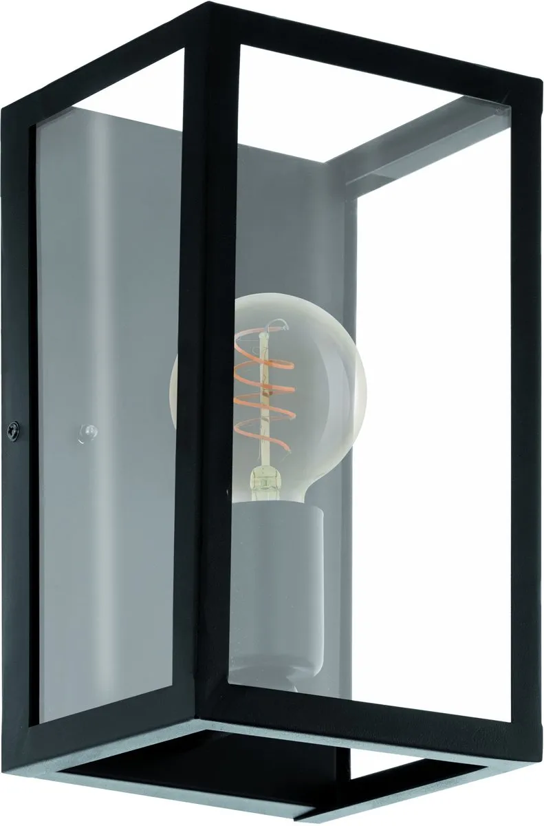 Eglo Charterhouse Wandlamp E27 - 28cm - Zwart
