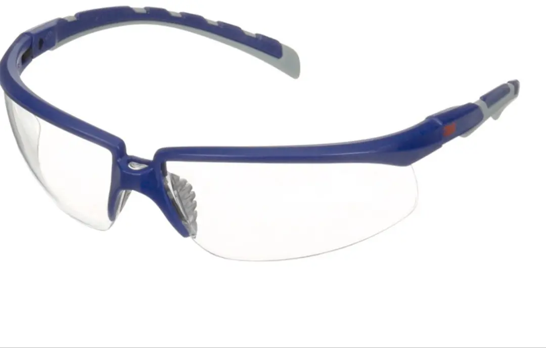 Hyundai PBM Beschermingsset 3-delig - Werkhandschoenen/veiligheidsbril - Zwart/blauw/grijs