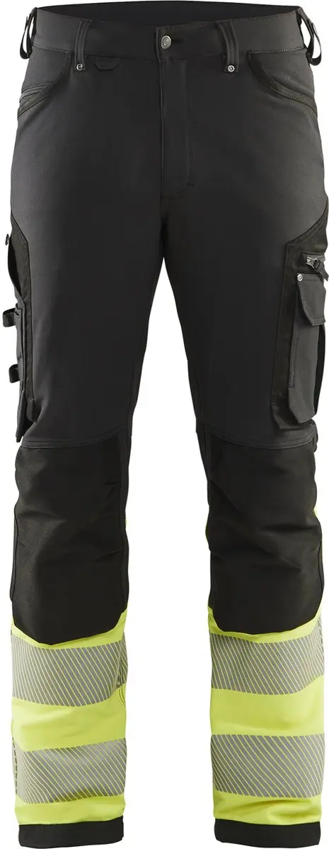 Blåkläder Werkbroek 1193-1642 120 - Zwart/High Vis Geel