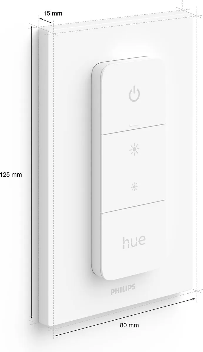 Philips Hue Uitbreidingspakket E27 - 2x Filamentlampen G125 Warmwit 2100K - Incl. Dimmer Switch
