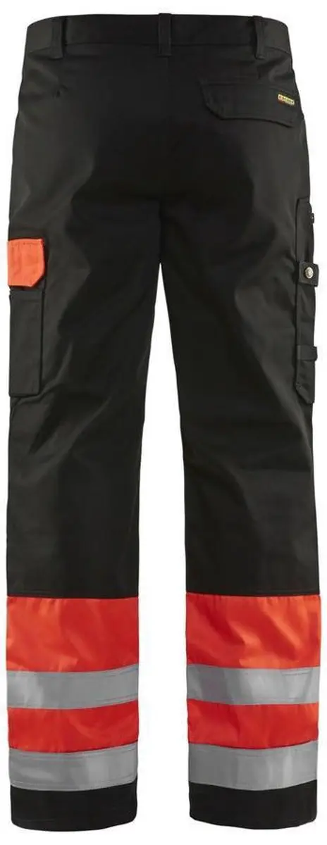 Blåkläder Werkbroek High Vis 1584-1860 D124 - Rood/Zwart