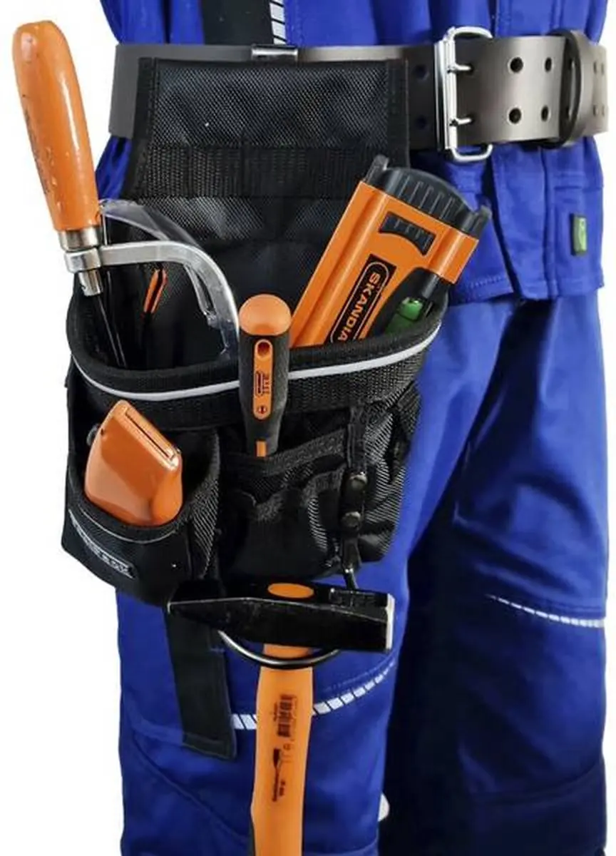 Toolpack Heavy Duty Gereedschapstas 20x26 - Zwart