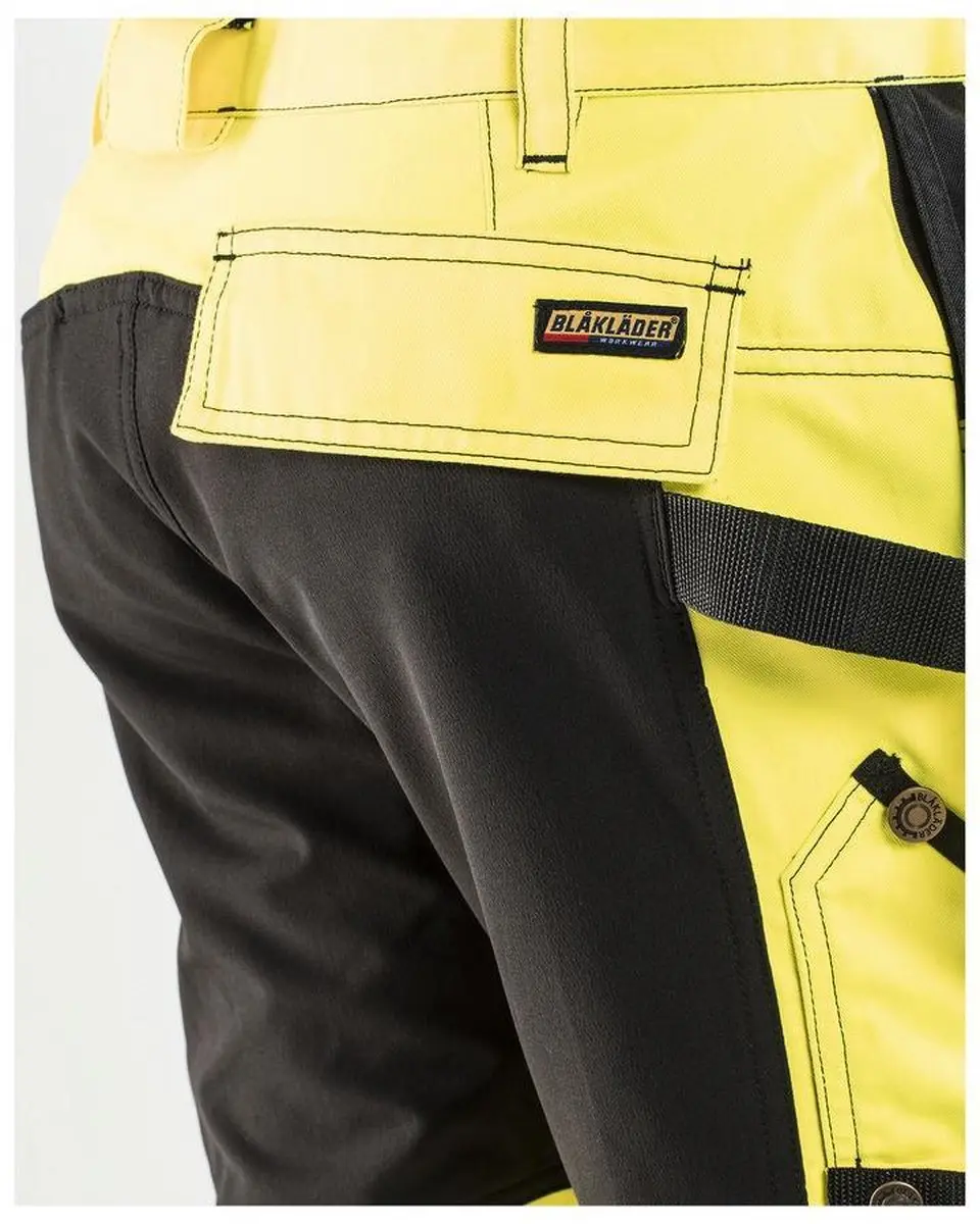 Blåkläder Werkbroek 1552-1811 High Vis Geel/Zwart - D100