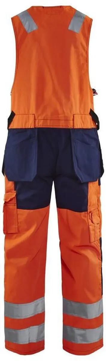 Blåkläder Amerikaanse Overall High Vis 2653-1804 - D100 - Oranje/Marineblauw