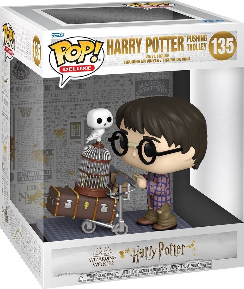 Funko Pop Deluxe Harry Potter Pushing Trolley #135 - Multi