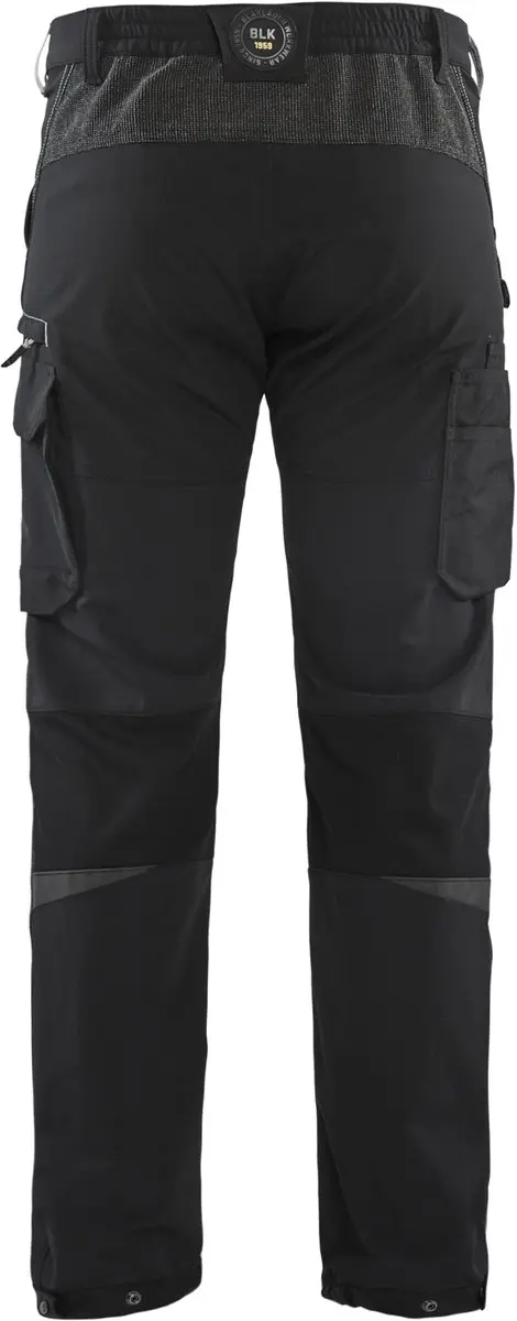 Blåkläder Service Werkbroek 1422-1645 - 48 - Zwart/Donkergrijs