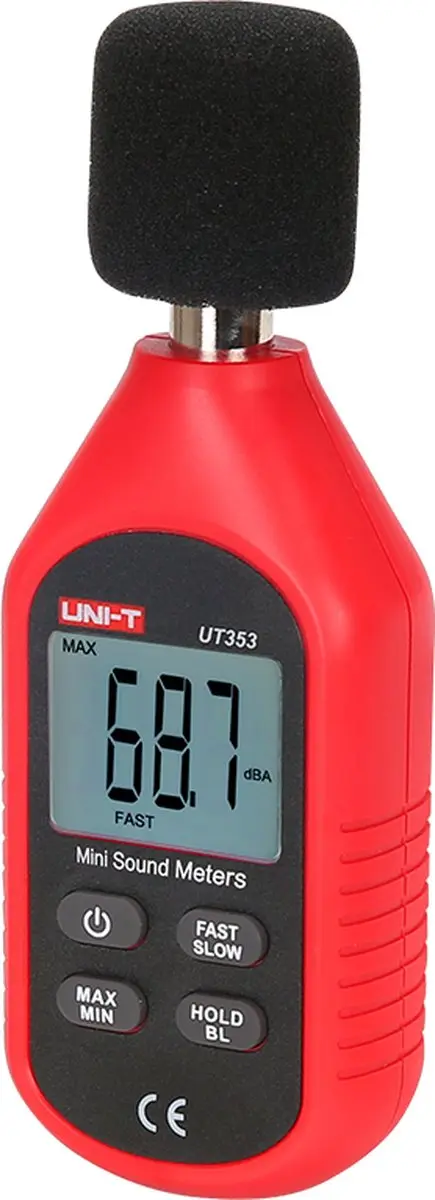 UNI-T UT353 Geluidsmeter - Rood