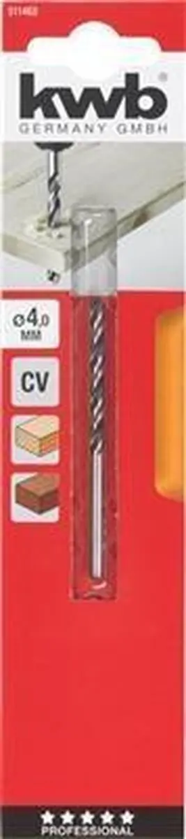 KWB Houtspiraalboor 4mm - Kunststof - MPN 5114-64