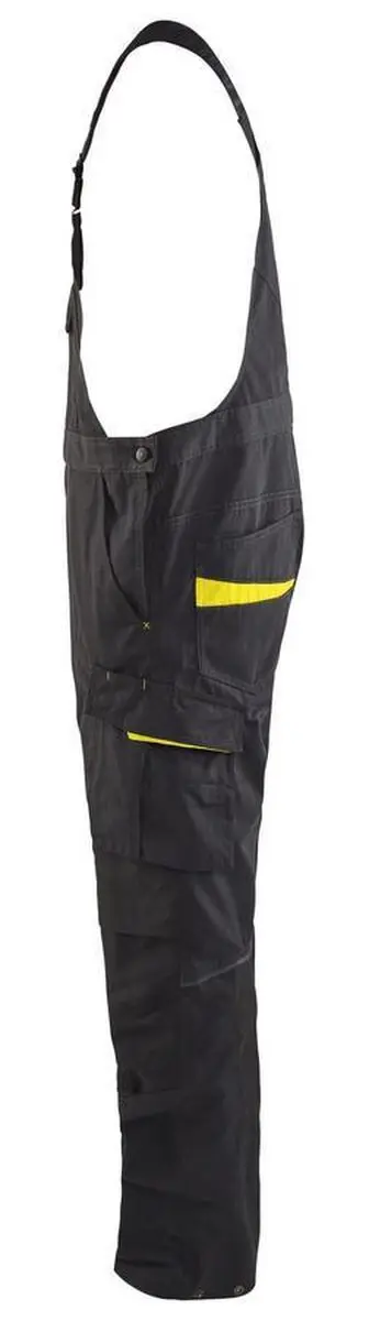 Blåkläder Bretelbroek 2695-1330 - Zwart/High Vis Geel - Maat 62