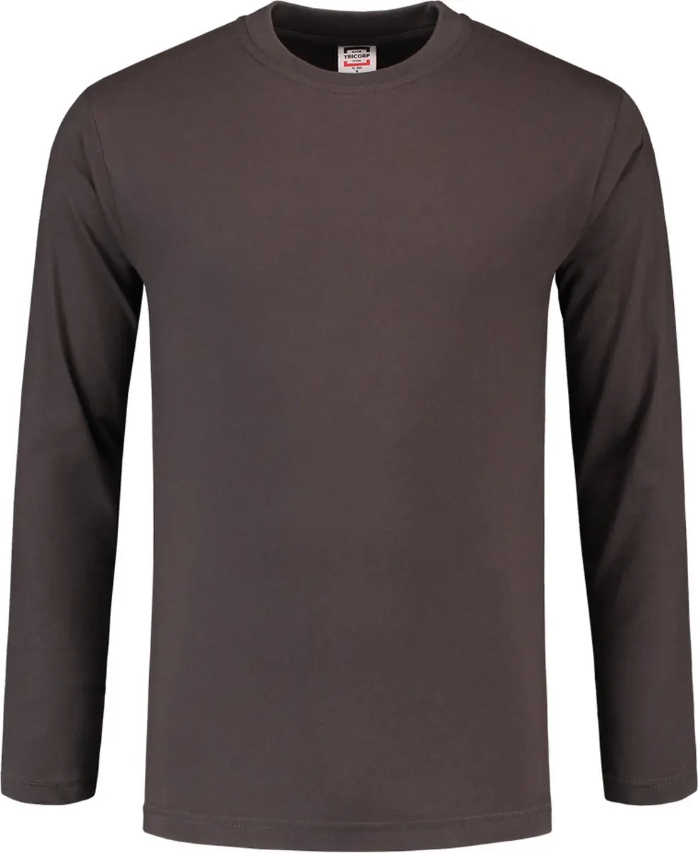 Tricorp T-shirt Lange Mouw 101006 - Donkergrijs