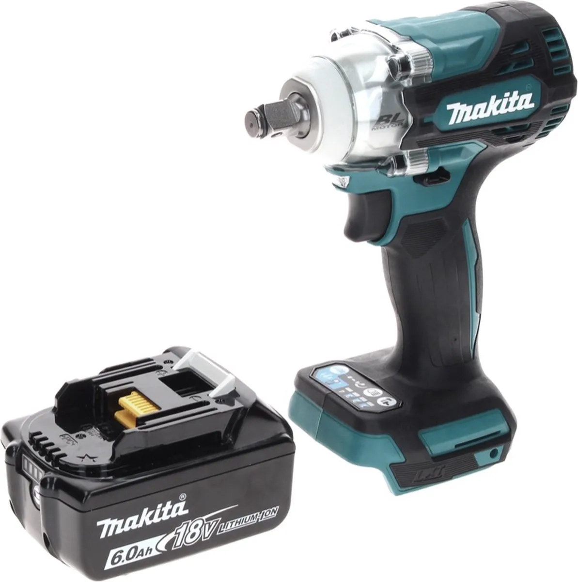 Makita DTW 300 G1 Slagmoersleutel 18V 330Nm - 1x 6,0Ah Accu