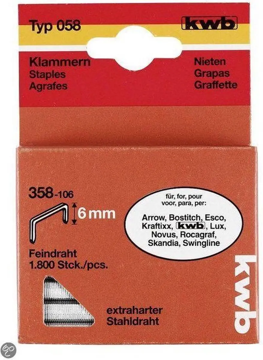 KWB Nieten Hard Type 058C
