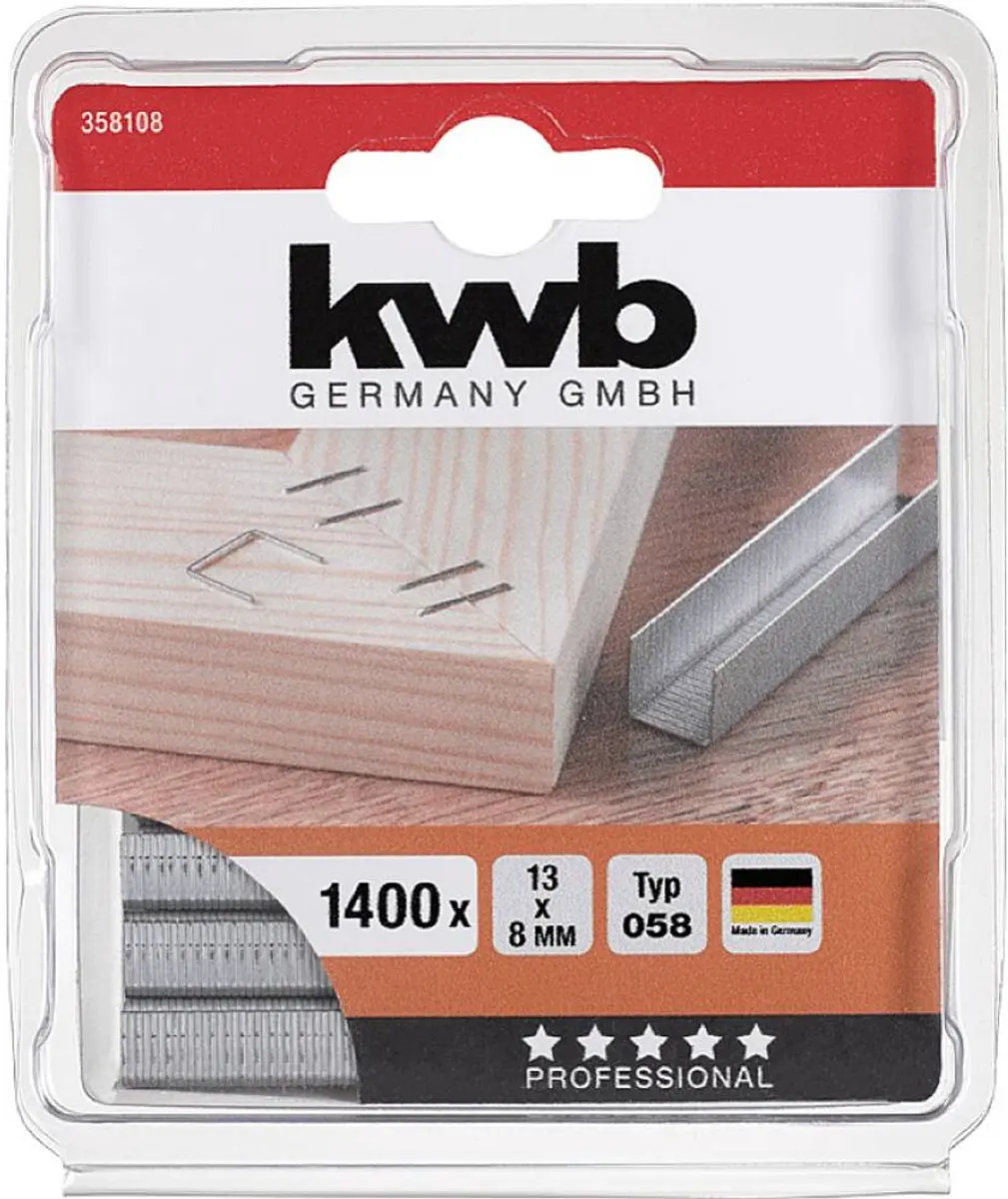 KWB Nieten Hard Type 058C - 8mm - 1400 Stuks