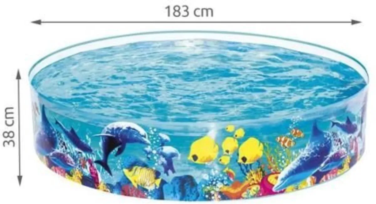 Bestway Kinderbad Fixpool 183x38cm - 749L - Multi