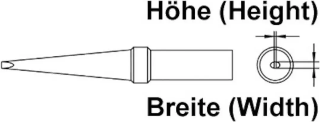 Weller 4ETM-1 Soldeerpunt - 3.2mm
