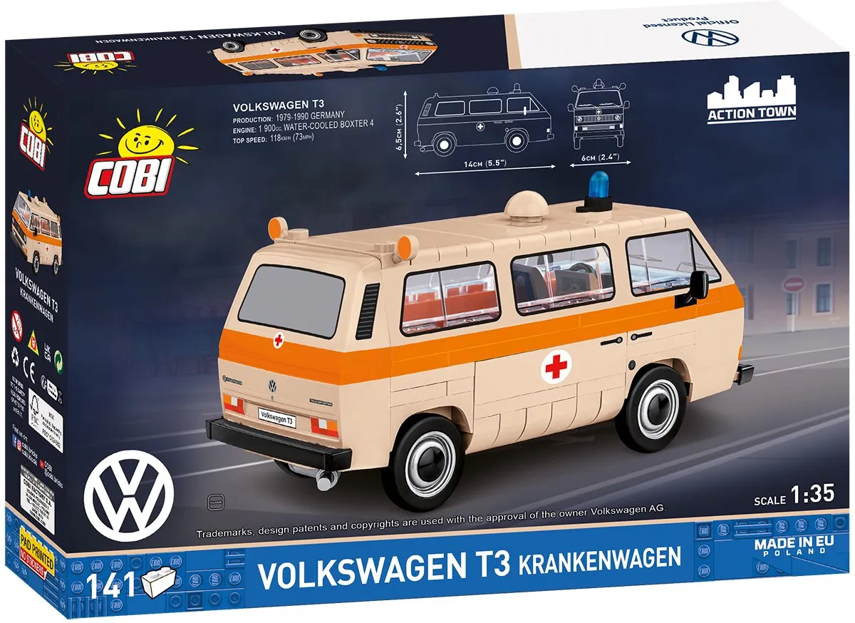 Cobi VW T3 Ambulance 24636 - 141 Stukken