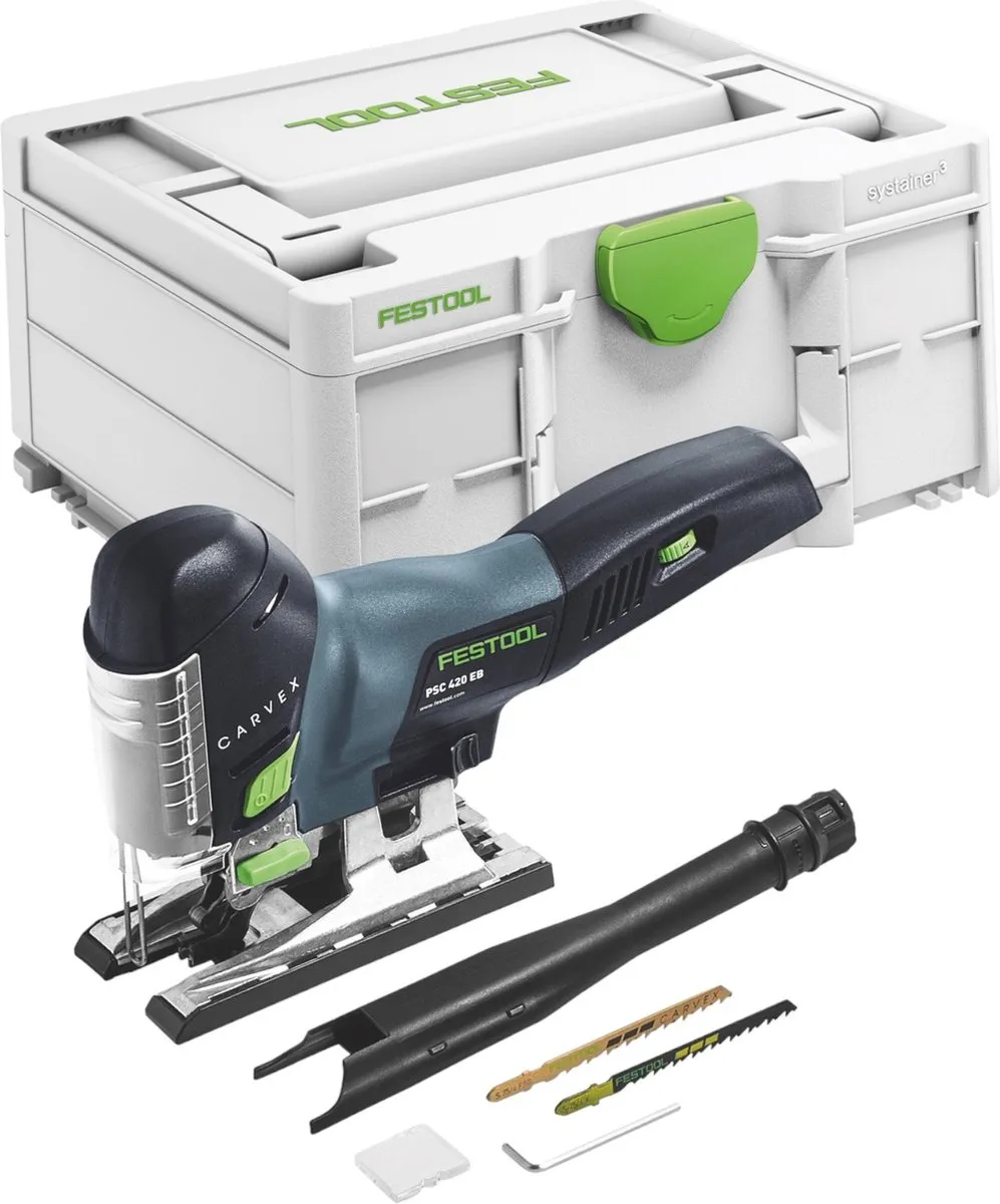 Festool CARVEX PSC 420 Basic Pendeldecoupeerzaag - 18V - 120mm - 2 Zaagbladen
