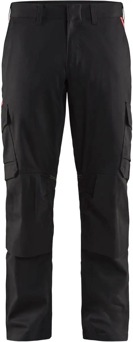 Blåkläder Industrie Werkbroek 1448-1832 - 54 - Zwart/Rood