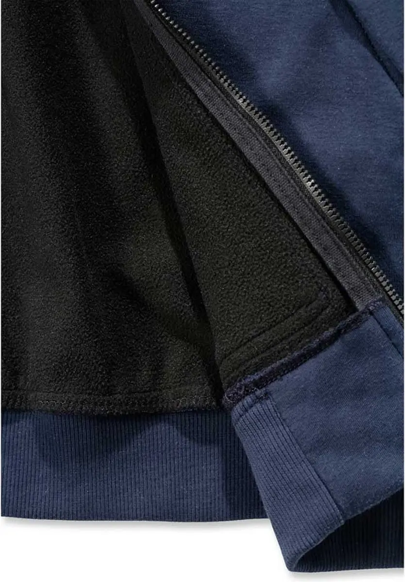 Carhartt Wind Fighter Relaxed Fit Full-Zip Sweatshirt XS - Navy