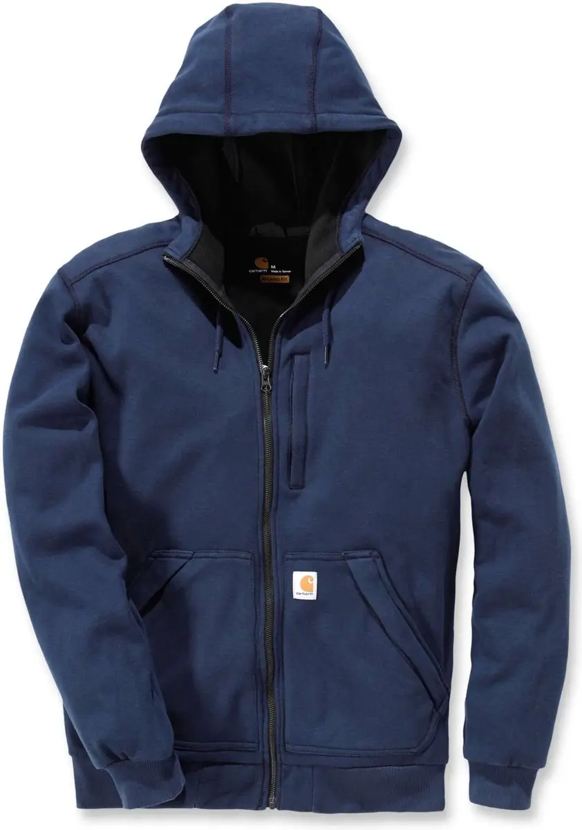 Carhartt Wind Fighter Relaxed Fit Full-Zip Sweatshirt XS - Navy