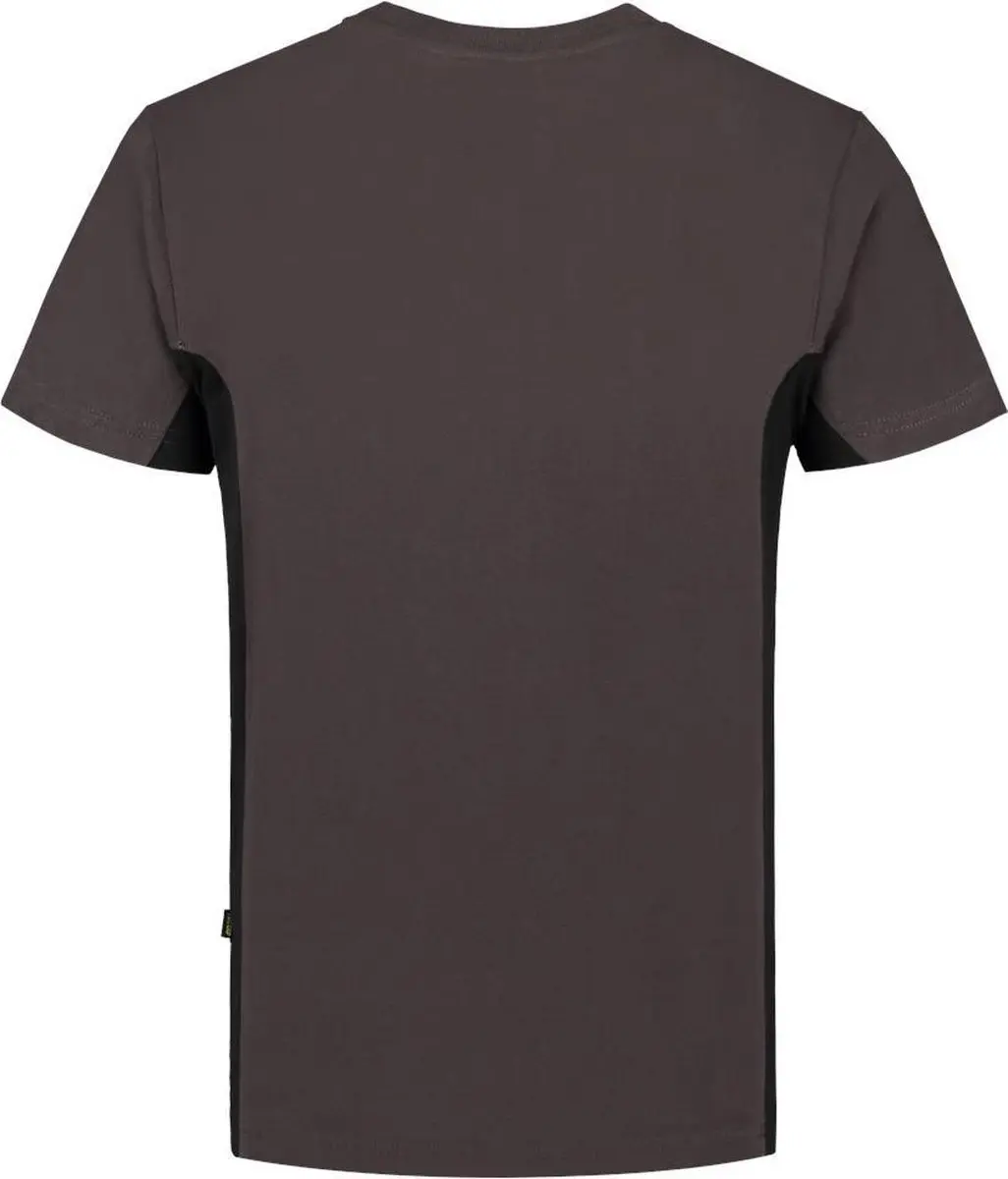 Tricorp T-shirt Bi-Color 102002 - Donkergrijs/Zwart S