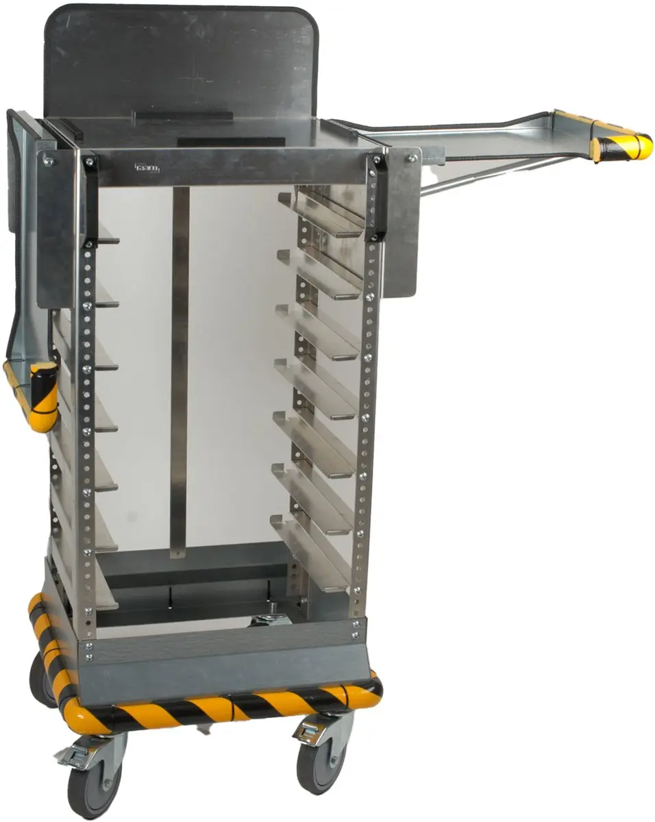 Raaco CarryLite Kast Trolley 80 5x10 - Zilver