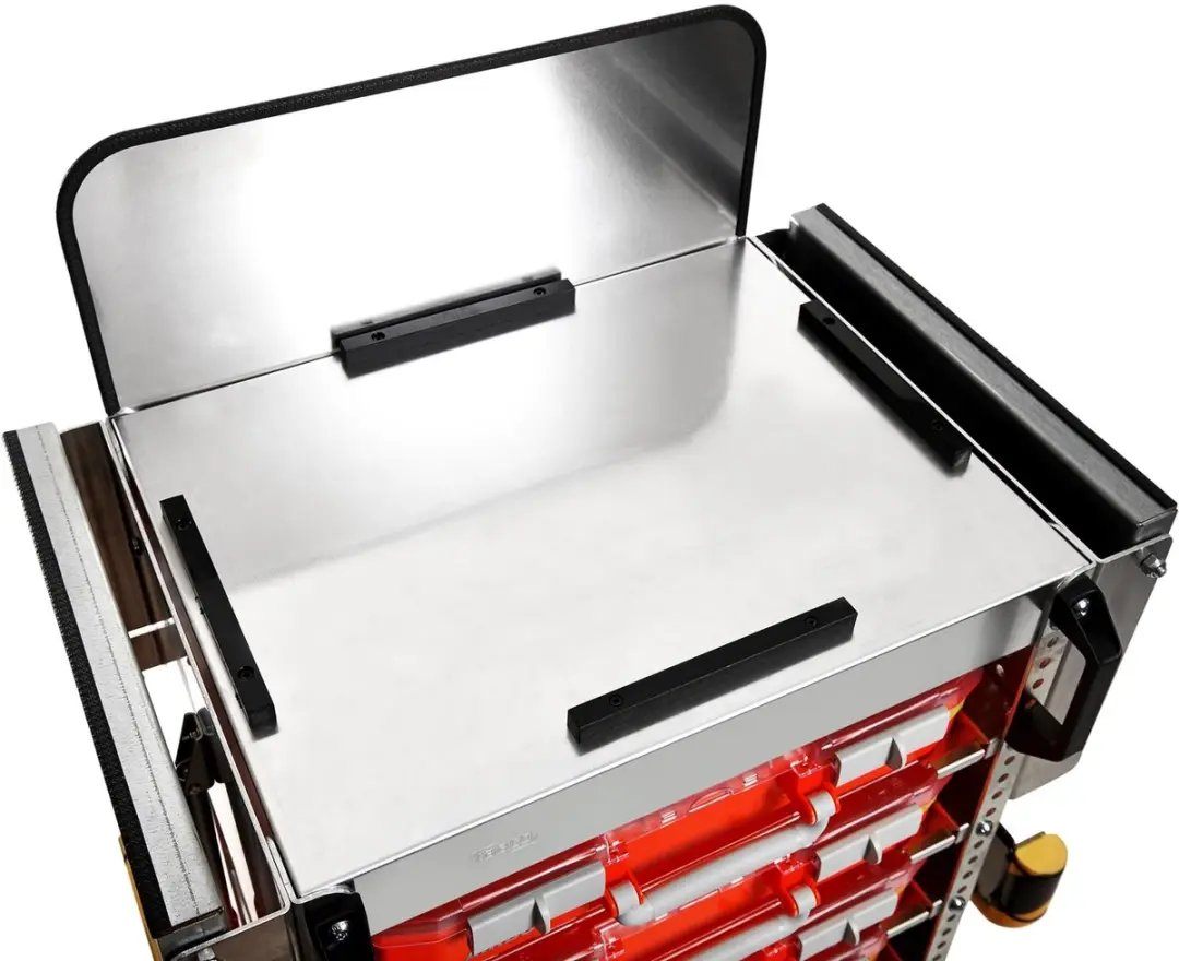 Raaco CarryLite Kast Trolley 80 5x10 - Zilver