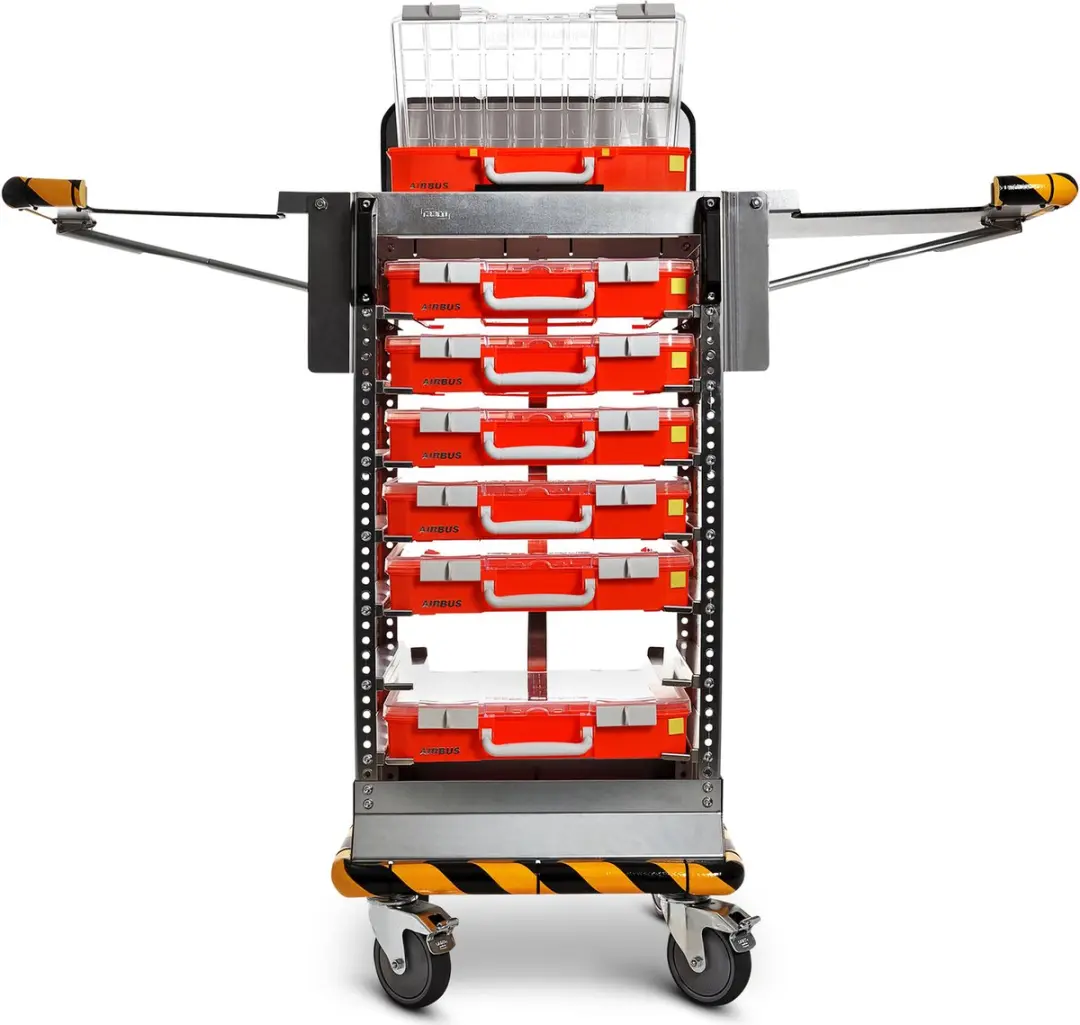 Raaco CarryLite Kast Trolley 80 5x10 - Zilver - afbeelding 6 van 6
