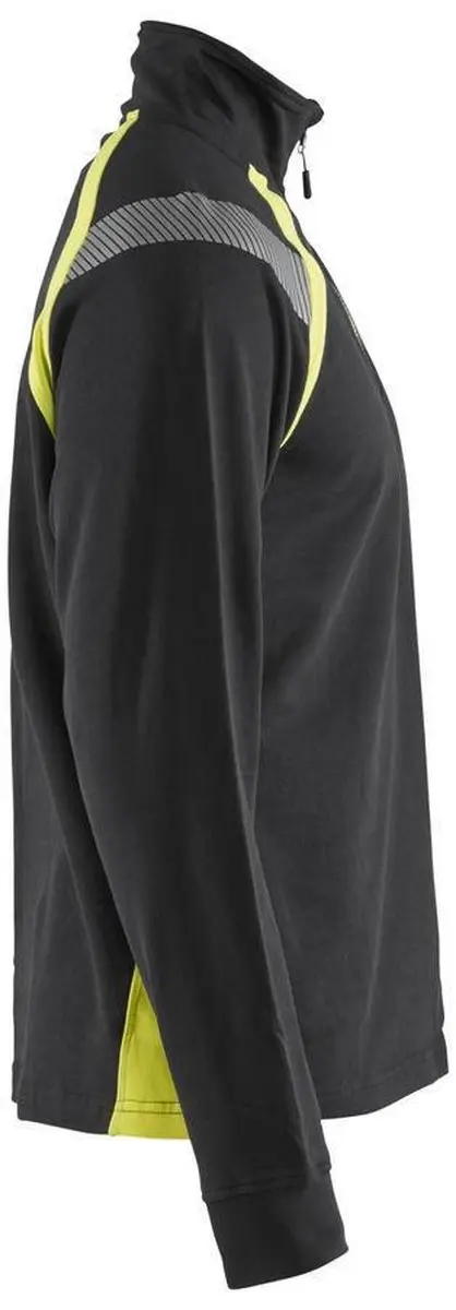 Blåkläder Sweatshirt Visible 3432-1158 - XL - Zwart/High Vis Geel