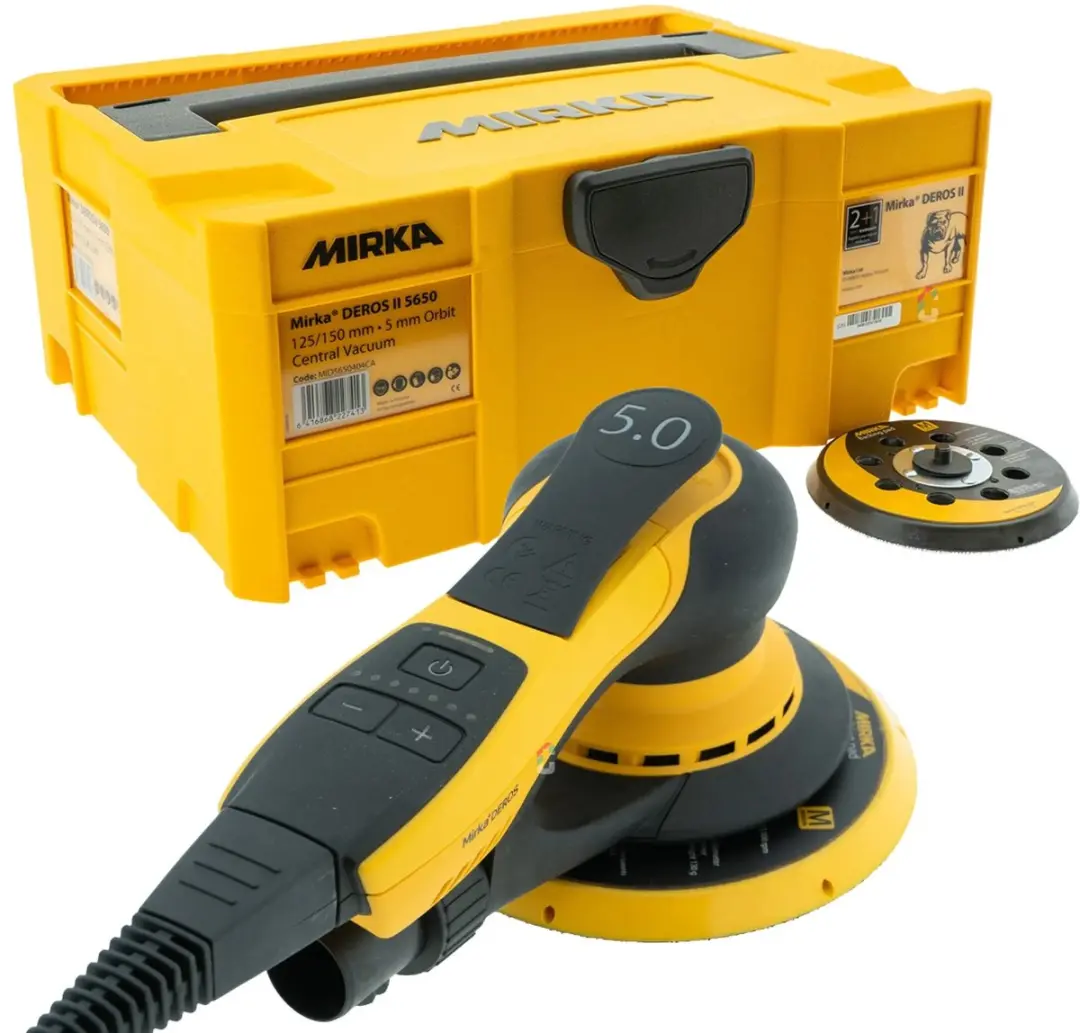 Mirka Deros II MID5650404CA Excentrische Schuurmachine - 400W