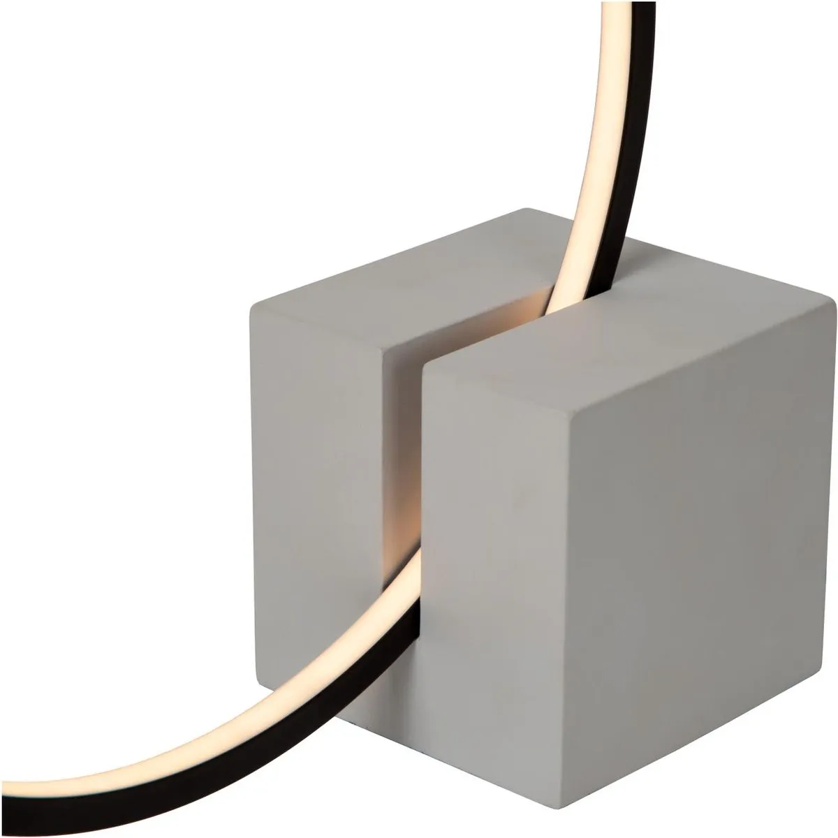 Lucide Cirkelis Tafellamp Ø32cm - LED 6W 3000K - Zwart