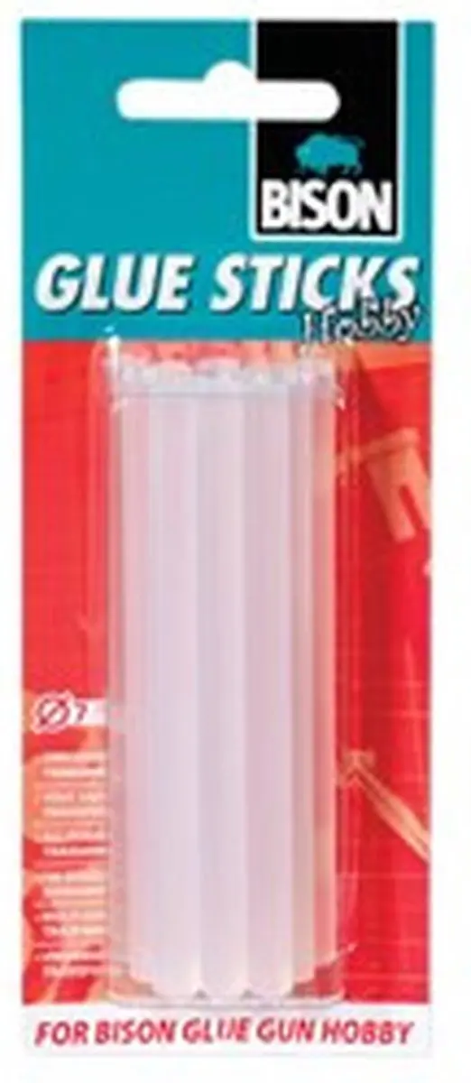 Bison Glue Sticks Hobby 1490812 - 12 Stuks