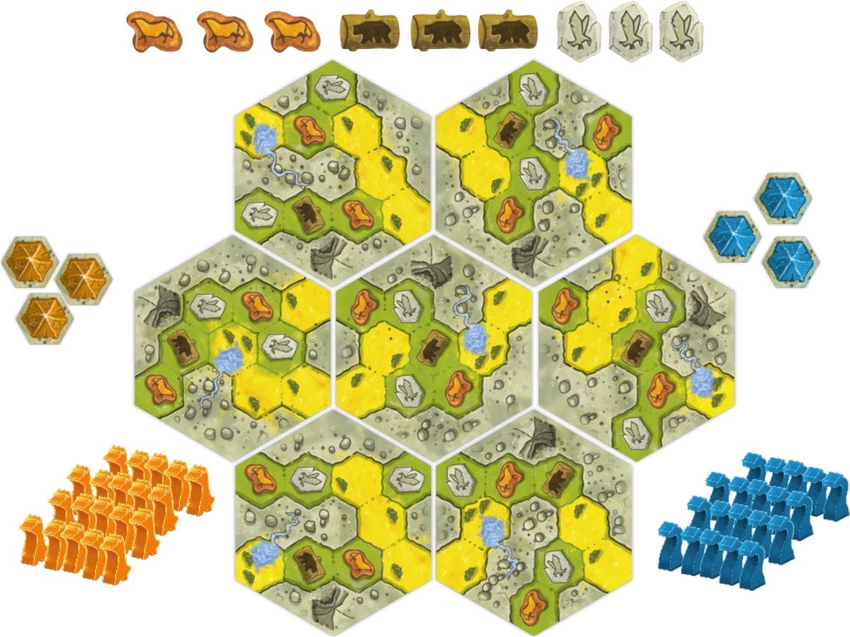 999 Games - Great Plains -Tactisch Bordspel - twee spelers spel